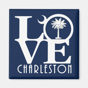 KÄRLEK Charleston South Carolina Magnet