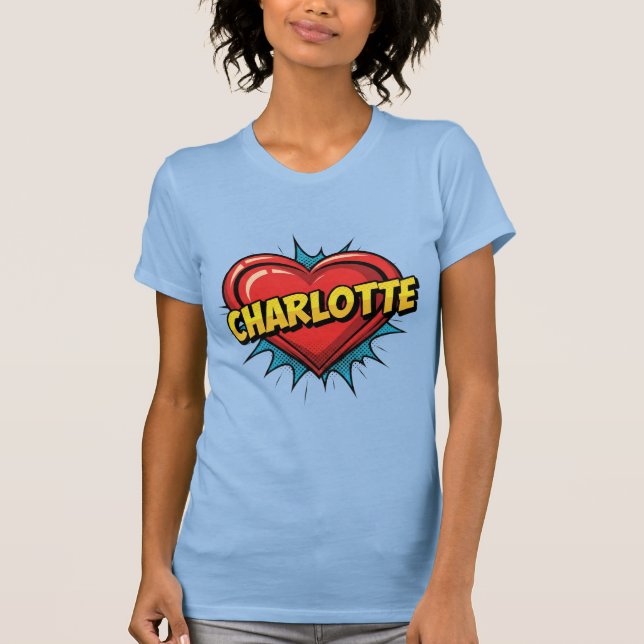 Kärlek Charlotte T Shirt (Framsida)