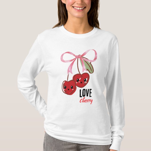 KÄRLEK CHERRY T SHIRT (Framsida)