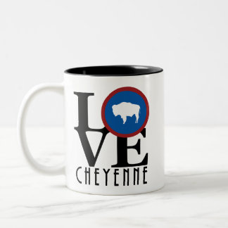 KÄRLEK Cheyenne Wyoming 11oz Två-Tonad Mugg