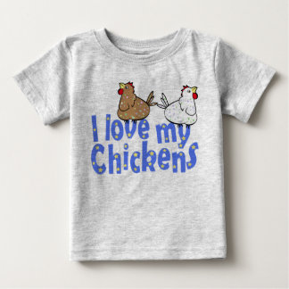 Kärlek Chickens Baby Creeper Tröja
