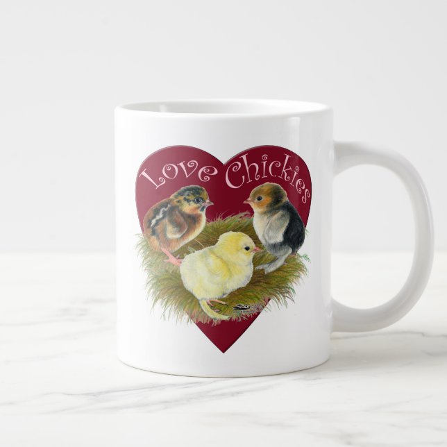 Kärlek Chickies Jumbo Mugg (Höger)
