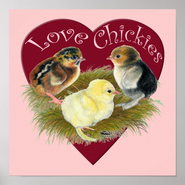 Kärlek Chickies Poster (Framsidan)
