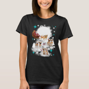 Kärlek Chihuahua God jul Chihuahua Hund T Shirt