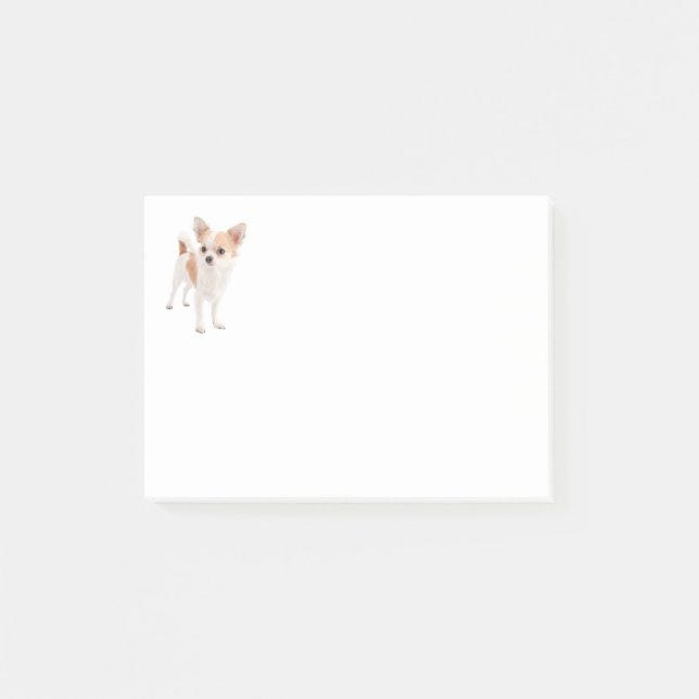 Kärlek Chihuahua Puppy Hund Skicka IT Sticky Notes Post-it Block (Framsida)