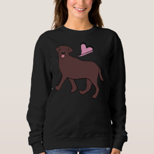 Kärlek Chocolate Labrador Retriever T Shirt