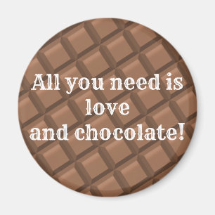 Kärlek & choklad magnet