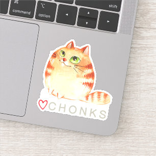 Kärlek CHONKER - Kylkaktslockare Klistermärken