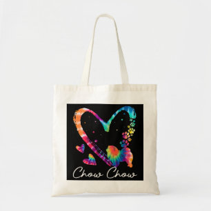 Kärlek Chow Tie Dye Rainbow Hippie Costume Hund Tygkasse