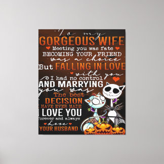 Kärlek-citat för frun | Trendig närvarande för kvi Canvastryck