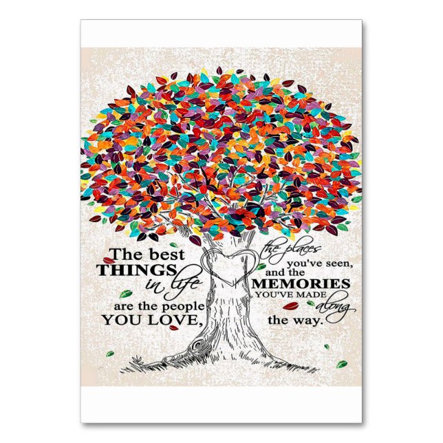 Kärlek-citat för Make, födelsedagspresent för Make Bordsnummer (Framsidan)