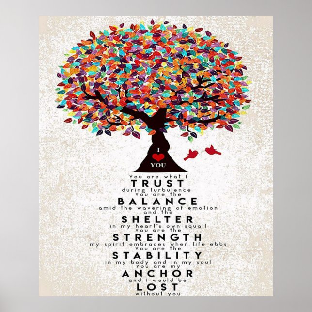 Kärlek-citat för Make | Loful Gift Poster (Framsidan)