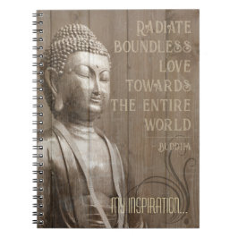 Kärlek citat inspirerande buddha Art Buddhist sa Anteckningsbok
