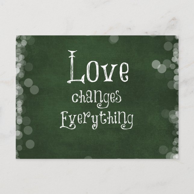 Kärlek-citat Vykort (Framsida)