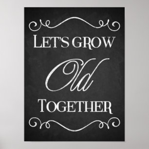 Kärlek-citattecknet "art chalkboard art print Vale Poster