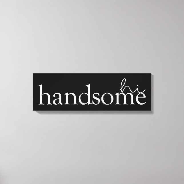 Kärlek citerar V Canvastryck (Framsida)