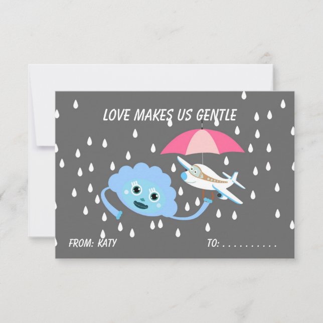 Kärlek Classroom Kids Valentines (Framsida)