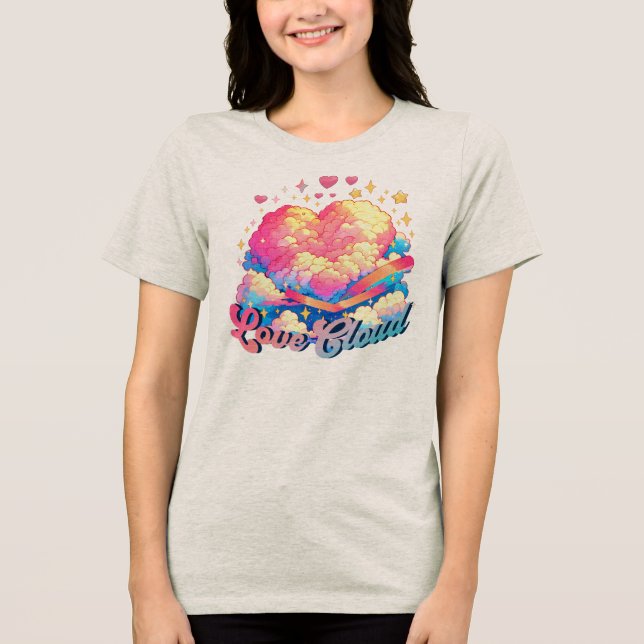 Kärlek Cloud T Shirt (Framsida)