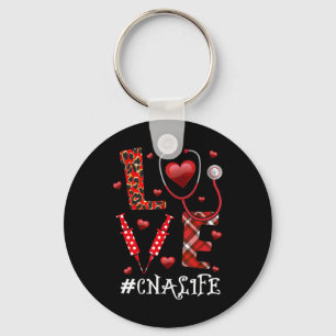Kärlek CNA Life Heart Nursing Älskare Valentine Da Nyckelring