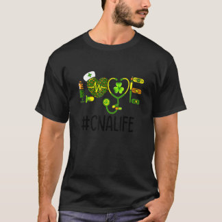 Kärlek Cna Life Irish Nurse Stethoscope St Patrick T Shirt