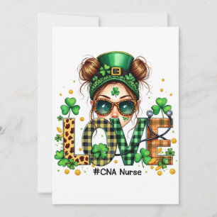 Kärlek CNA Sjuksköterska HealthCare St Patrick's D Inbjudningar