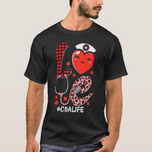 Kärlek CNA Valentines day SCrub Valentine RN ICU T Shirt
