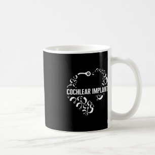 Kärlek Cochlear Implant ASL H Kaffemugg