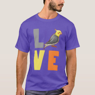 Kärlek Cockatiel flicka T Shirt
