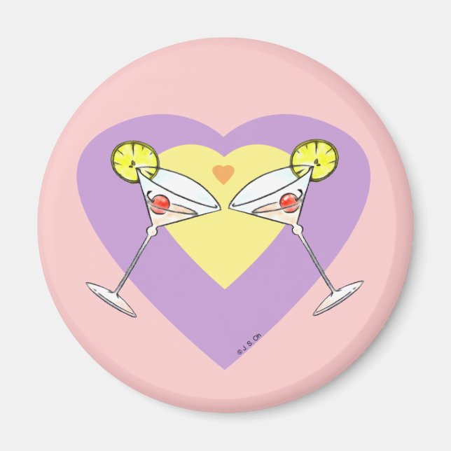 Kärlek cocktail magnet (Framsidan)