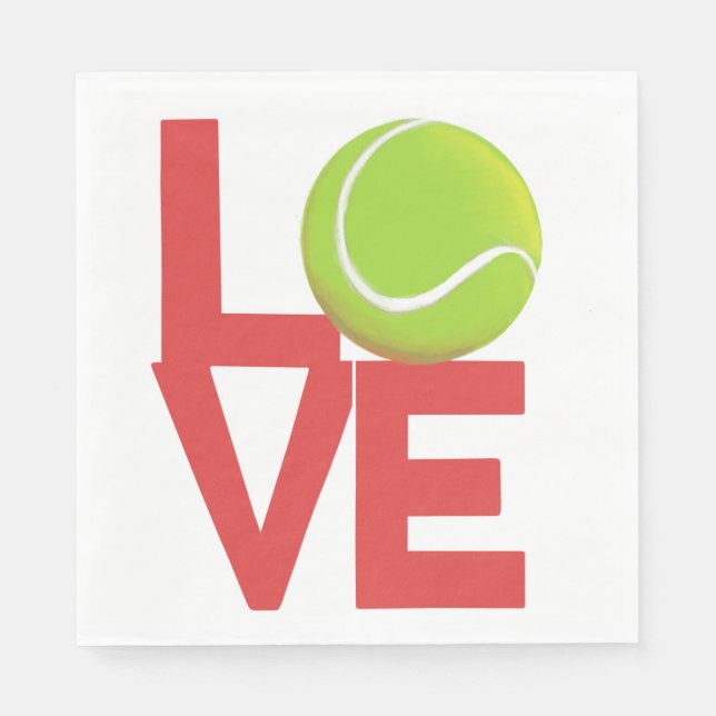 Kärlek Cocktail Napkins Pappersservett (Framsidan)