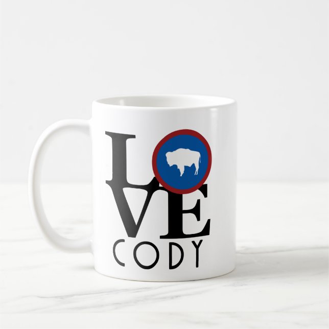 KÄRLEK Cody Wyoming 11oz Kaffemugg (Vänster)