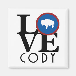 KÄRLEK Cody Wyoming Magnet