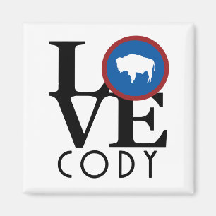 KÄRLEK Cody Wyoming Magnet