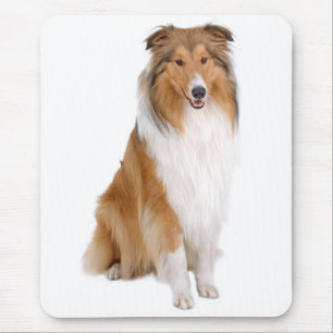 Kärlek Collie Puppy Hund (Lassie) Mousepad Musmatta