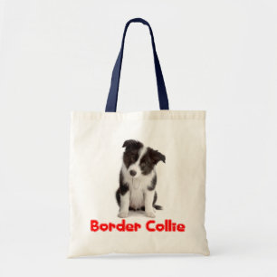 Kärlek Collie Puppy Hund Toit Bag Tygkasse