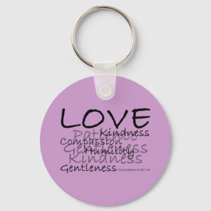 Kärlek (Colossians 3) Keychain Nyckelring