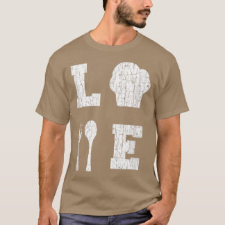 Kärlek Cooking Funny Cook Chef Graphic T Shirt