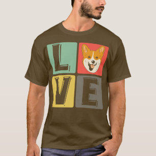 Kärlek Corgi Hund aveln Pet Puppy Welsh Älskare109 T Shirt