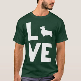 Kärlek Corgi Hund Mamma  T Shirt