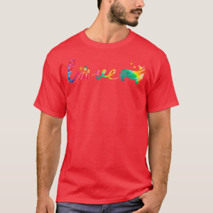 Kärlek Corgi Tie Dye Tass Mamma Pappa T Shirt