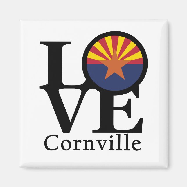 KÄRLEK Cornville Arizona Magnet (Framsidan)