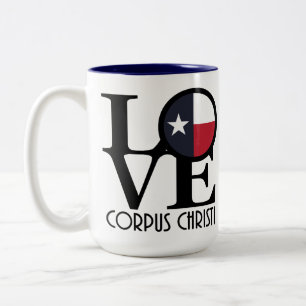 KÄRLEK Corpus Christi 15oz Två-Tonad Mugg