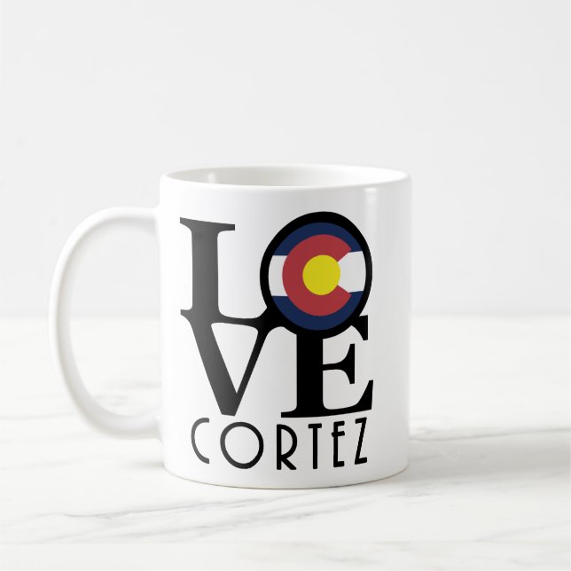 KÄRLEK Cortez Colorado 11oz Kaffemugg (Vänster)