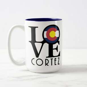 KÄRLEK Cortez Colorado 15oz Två-Tonad Mugg