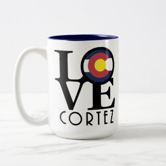 KÄRLEK Cortez Colorado 15oz Två-Tonad Mugg
