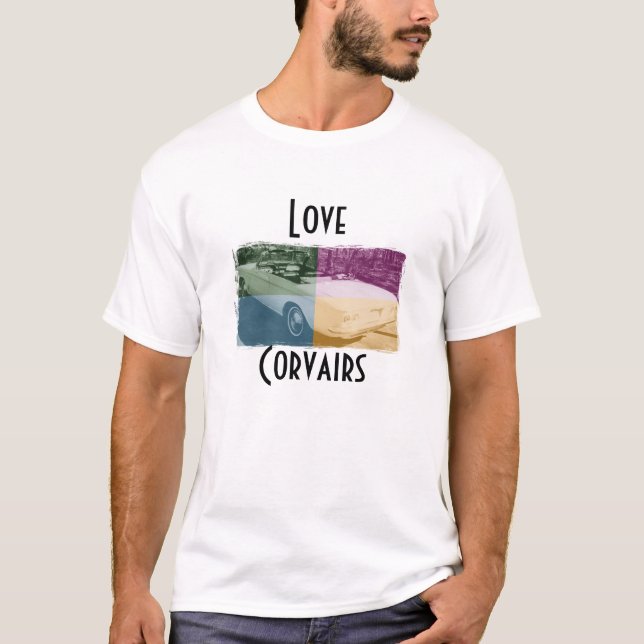 Kärlek Corvairs Tee Shirt (Framsida)