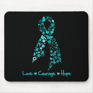 Kärlek Courage Hope Butterfly - Ovarian Cancer Musmatta