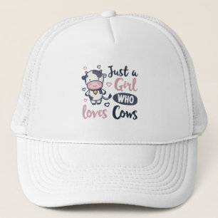 Kärlek Cows Cute Farming Gift Keps
