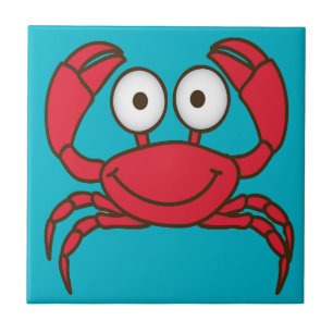 Kärlek Crab Kakelplatta