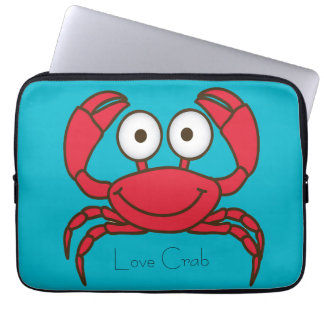 Kärlek Crab Laptop Sleeve